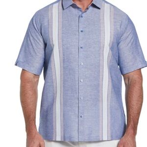 Cubavera Men's Blue Short Sleeve shirt